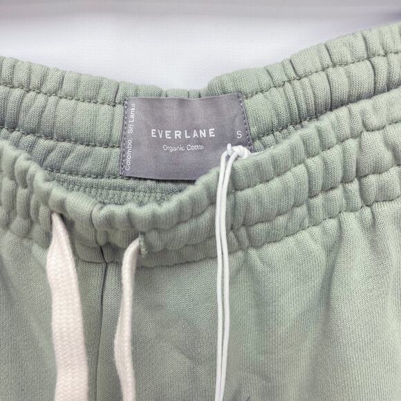Everlane Womens Track Jogger Small Light Green Sweatpants Organic Cotton NWT - Picture 5 of 9